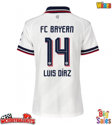 Bayern Munich Luis Diaz #14 Replica Away Stadium Shirt for Women 2026-27 Short Sleeve
